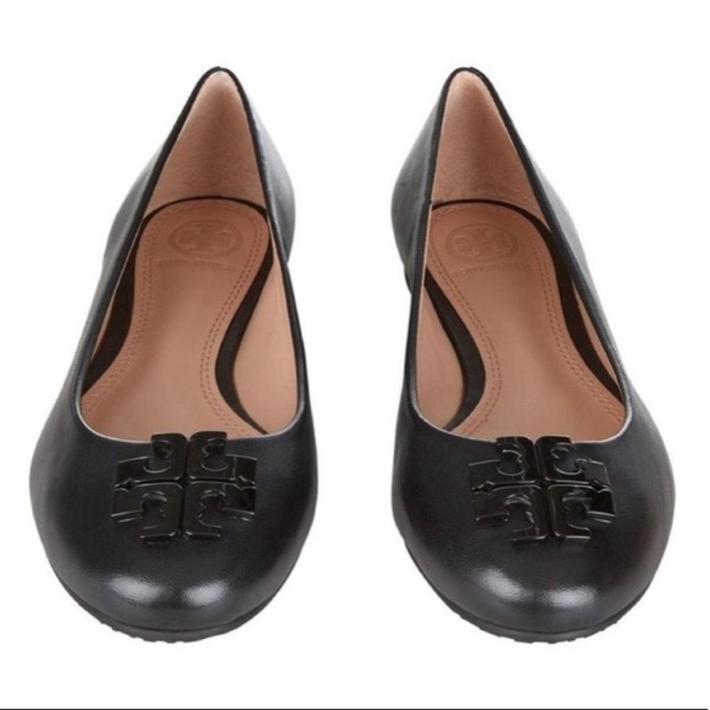 Tory Burch Black Lowell 2 Ballet Flats
